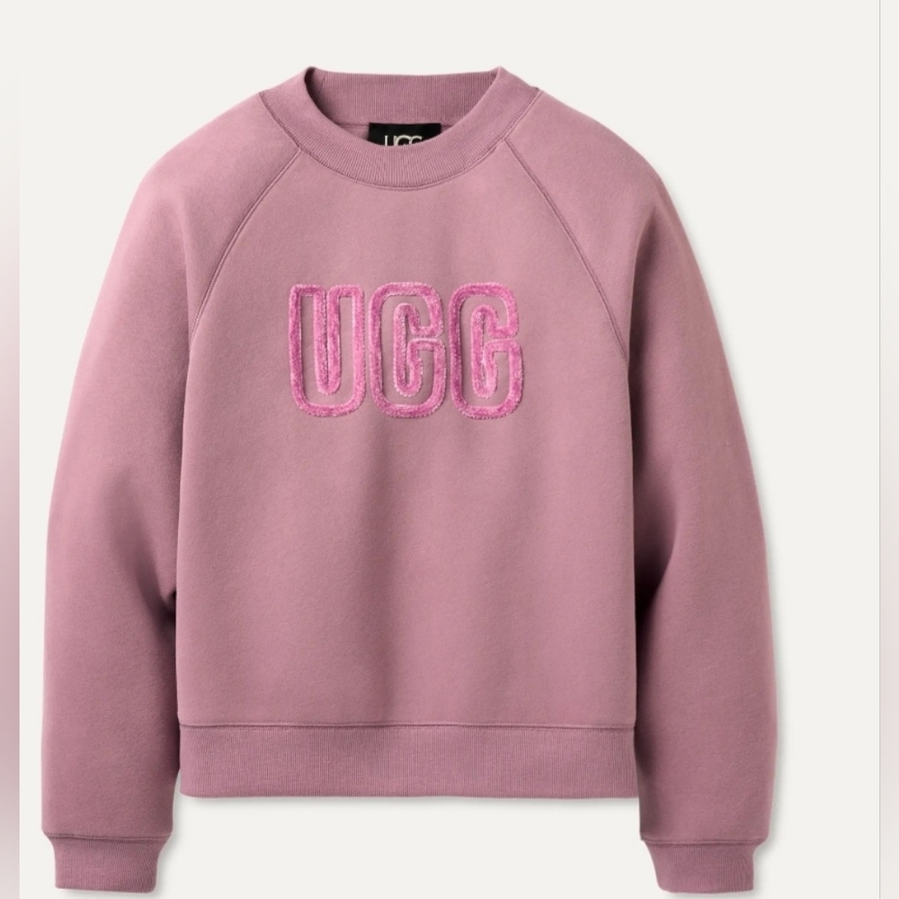 UGG Women's Crew Neck Sweater in Dusty Pink Color Size S NWT